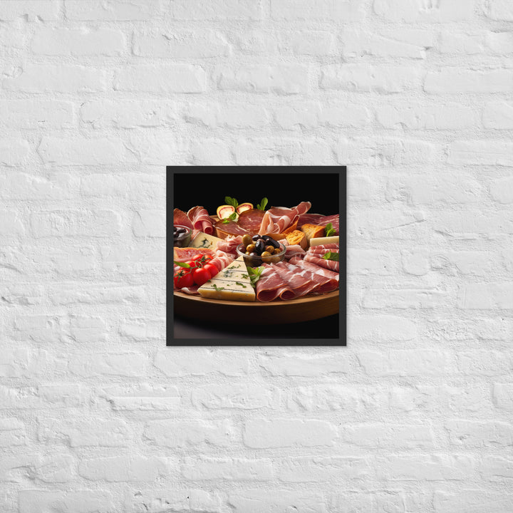 Jamn Ibrico Platter Framed poster 🤤 from Yumify.AI