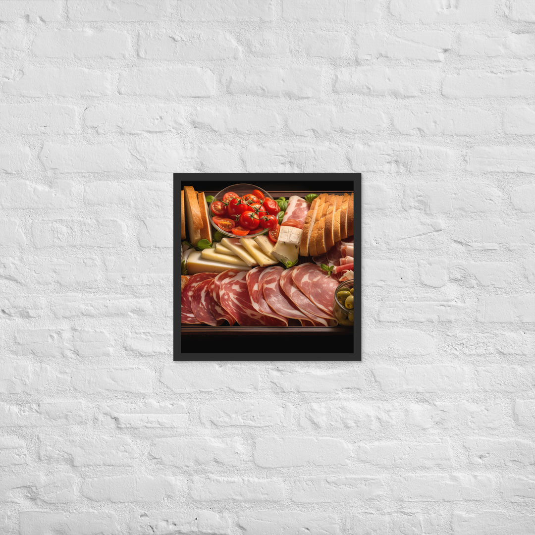 Jamn Ibrico Platter Framed poster 🤤 from Yumify.AI