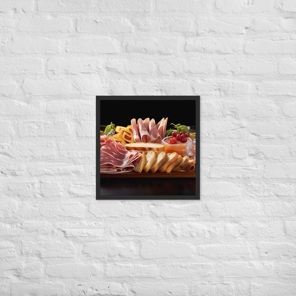 Jamn Ibrico Platter Framed poster 🤤 from Yumify.AI