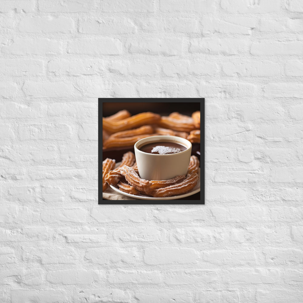 Churros Framed poster 🤤 from Yumify.AI