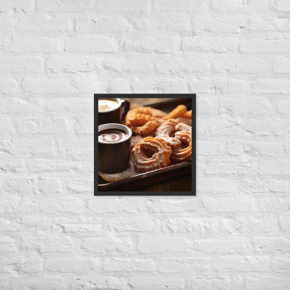 Churros Framed poster 🤤 from Yumify.AI