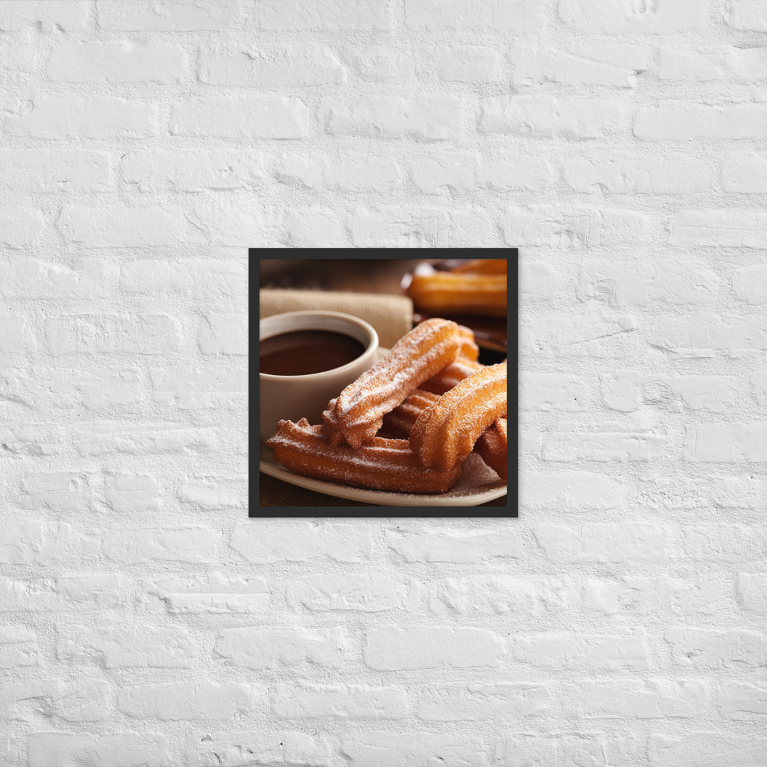 Churros Framed poster 🤤 from Yumify.AI