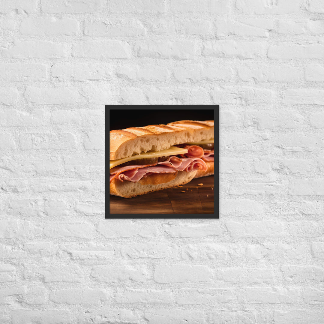 Bocadillo de Jamn Framed poster 🤤 from Yumify.AI