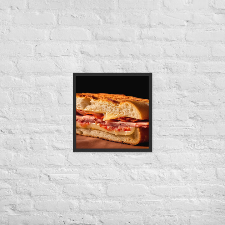 Bocadillo de Jamn Framed poster 🤤 from Yumify.AI