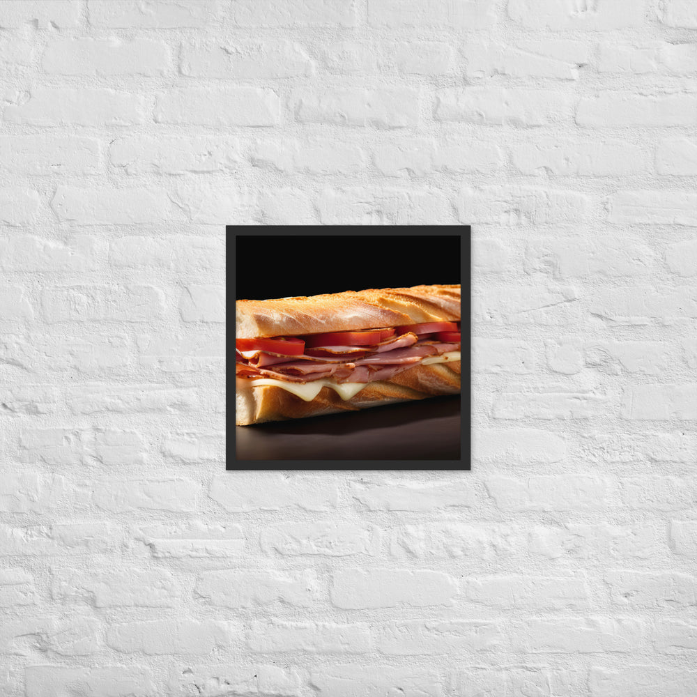 Bocadillo de Jamn Framed poster 🤤 from Yumify.AI