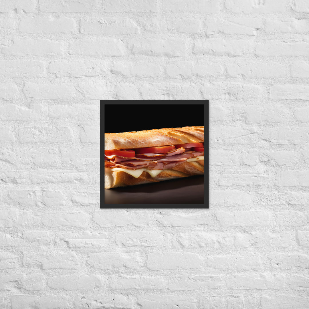 Bocadillo de Jamn Framed poster 🤤 from Yumify.AI