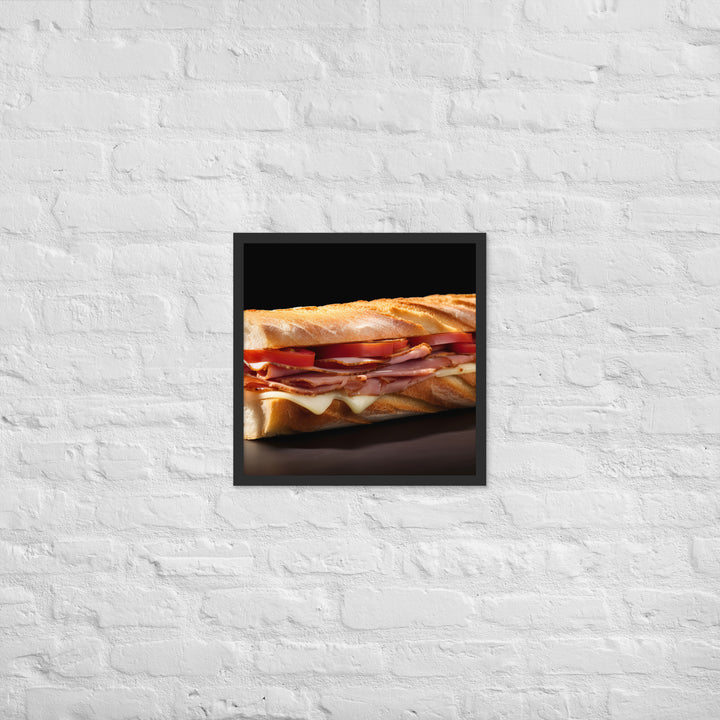 Bocadillo de Jamn Framed poster 🤤 from Yumify.AI