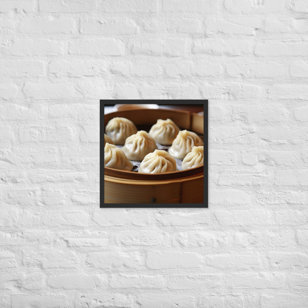 Xiaolongbao Framed poster 🤤 from Yumify.AI