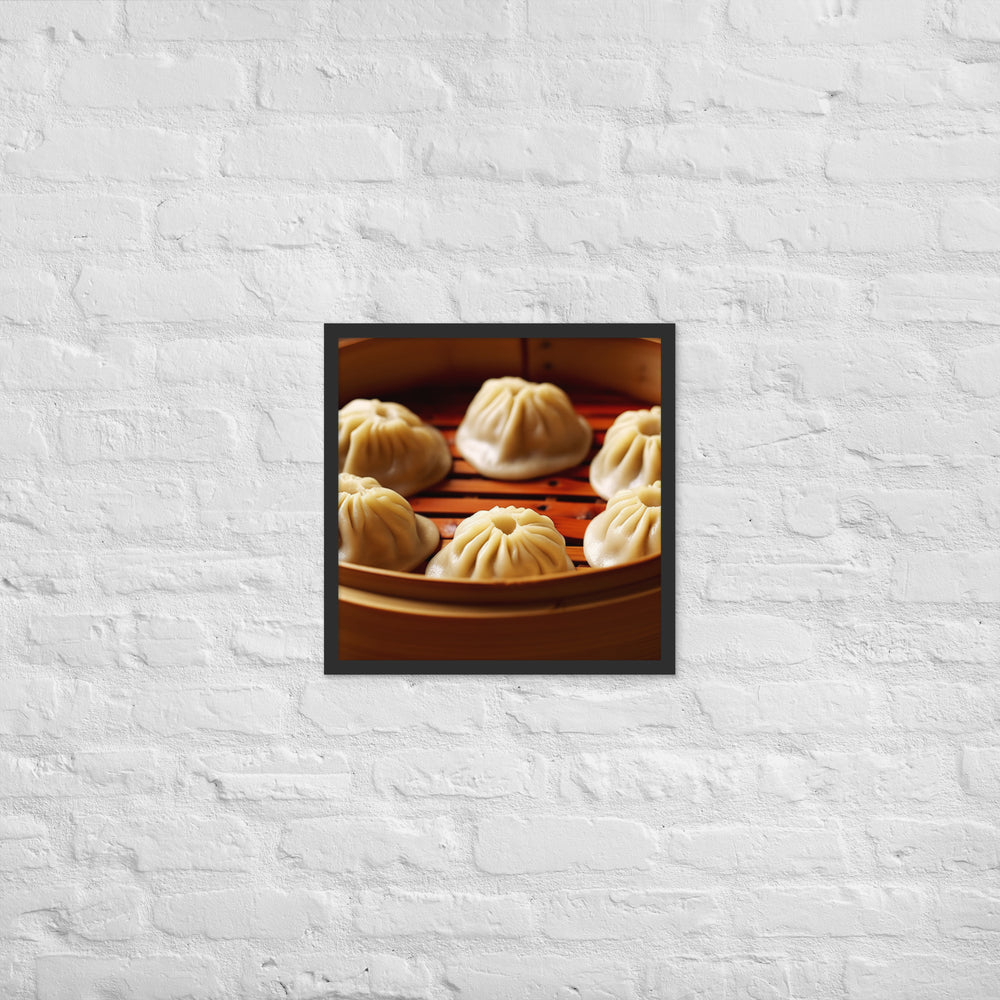 Xiaolongbao Framed poster 🤤 from Yumify.AI