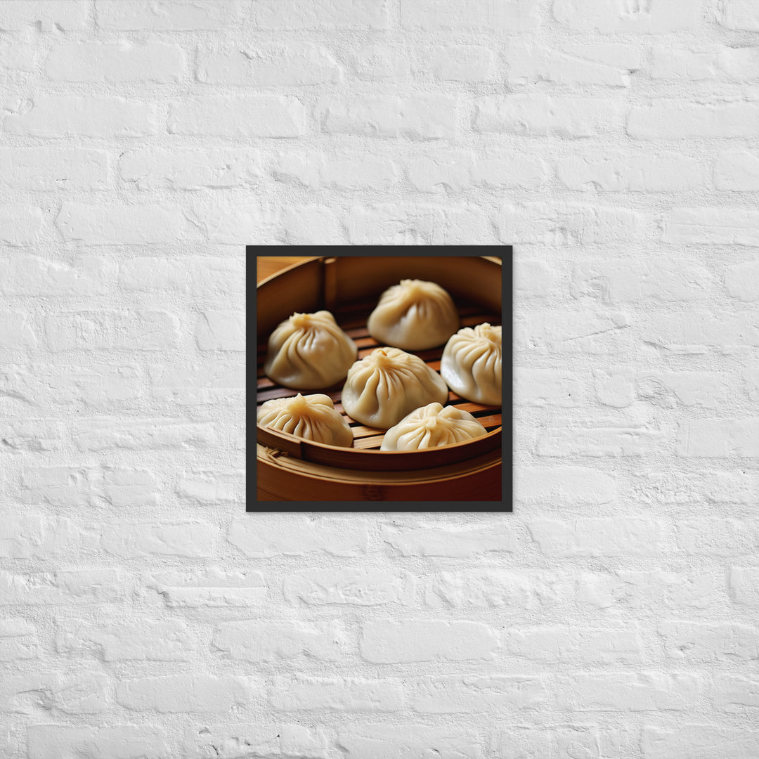 Xiaolongbao Framed poster 🤤 from Yumify.AI