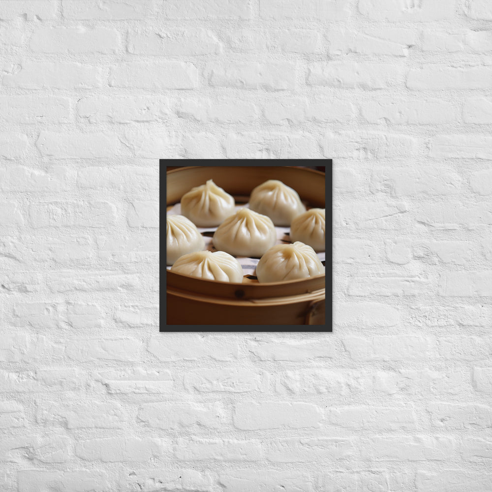 Xiaolongbao Framed poster 🤤 from Yumify.AI