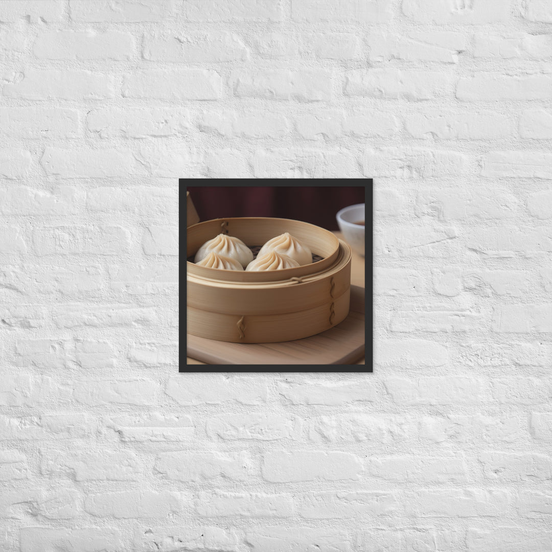 Xiaolongbao Framed poster 🤤 from Yumify.AI