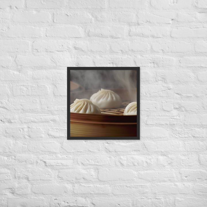 Xiaolongbao Framed poster 🤤 from Yumify.AI