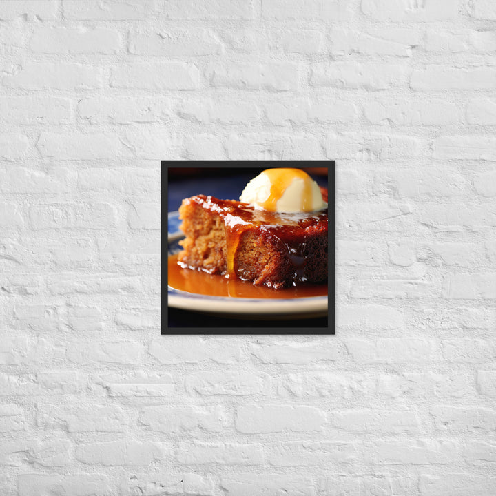 Malva Pudding Framed poster 🤤 from Yumify.AI