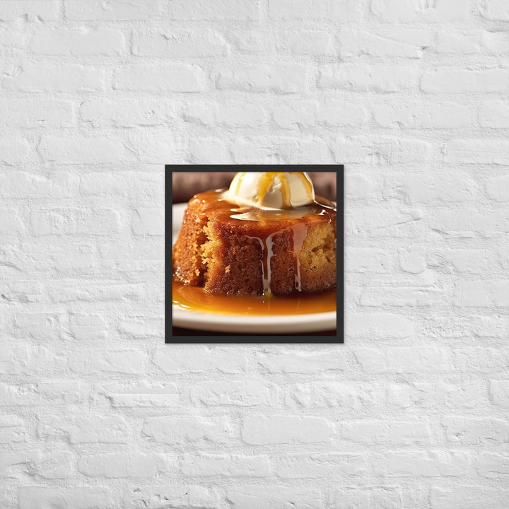 Malva Pudding Framed poster 🤤 from Yumify.AI