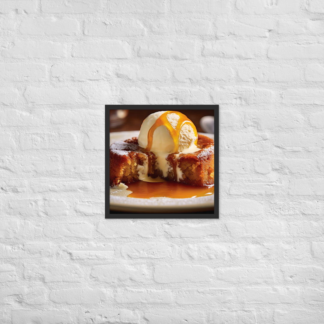 Malva Pudding Framed poster 🤤 from Yumify.AI