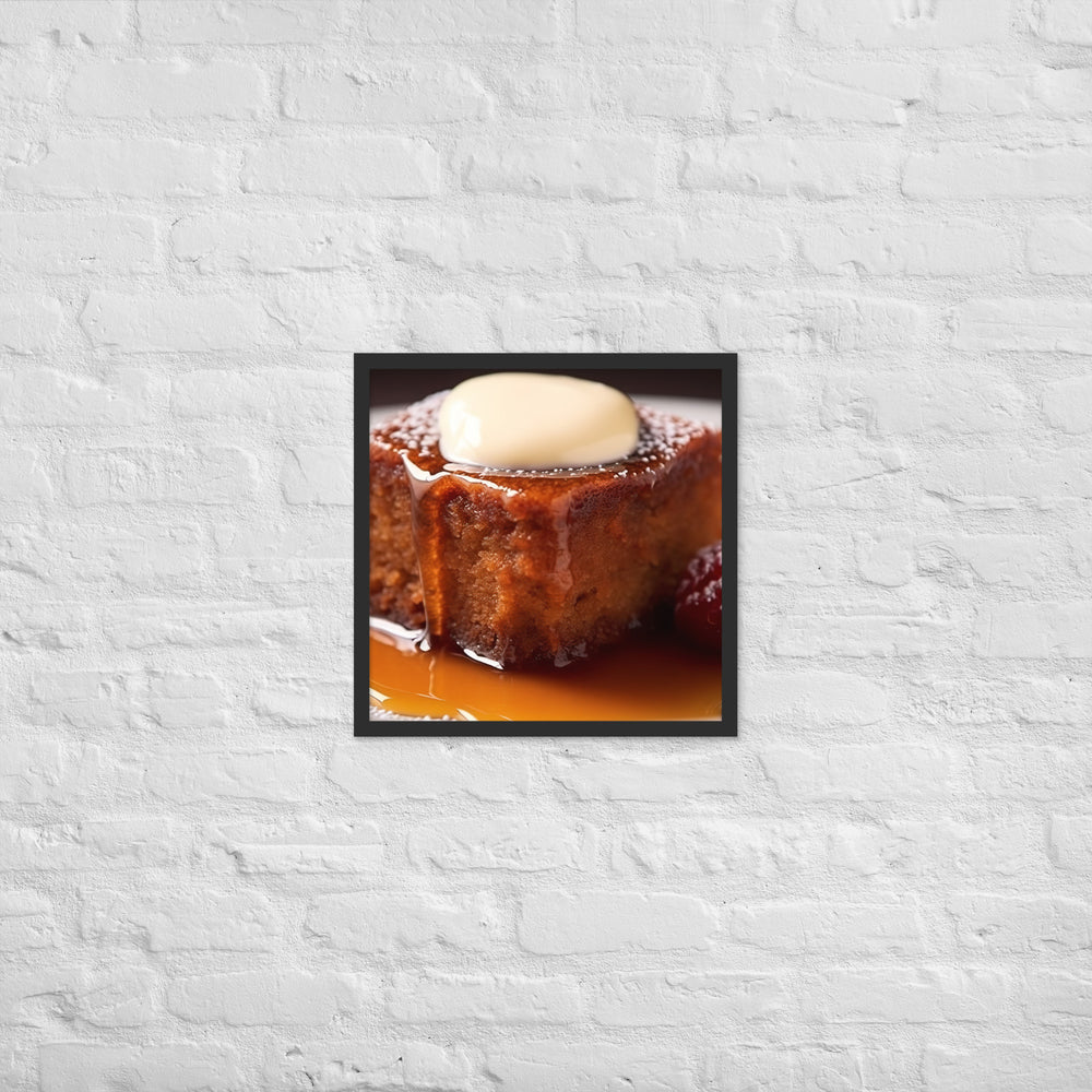 Malva Pudding Framed poster 🤤 from Yumify.AI