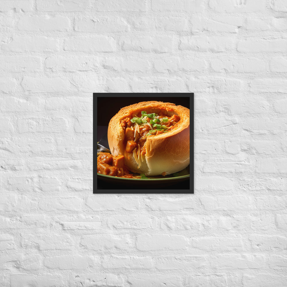 Bunny Chow Framed poster 🤤 from Yumify.AI