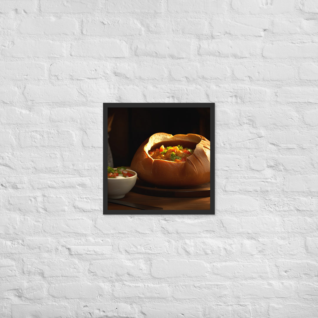 Bunny Chow Framed poster 🤤 from Yumify.AI