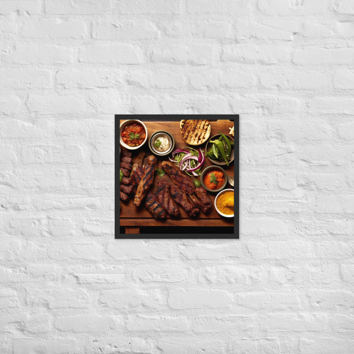 Braai Framed poster 🤤 from Yumify.AI