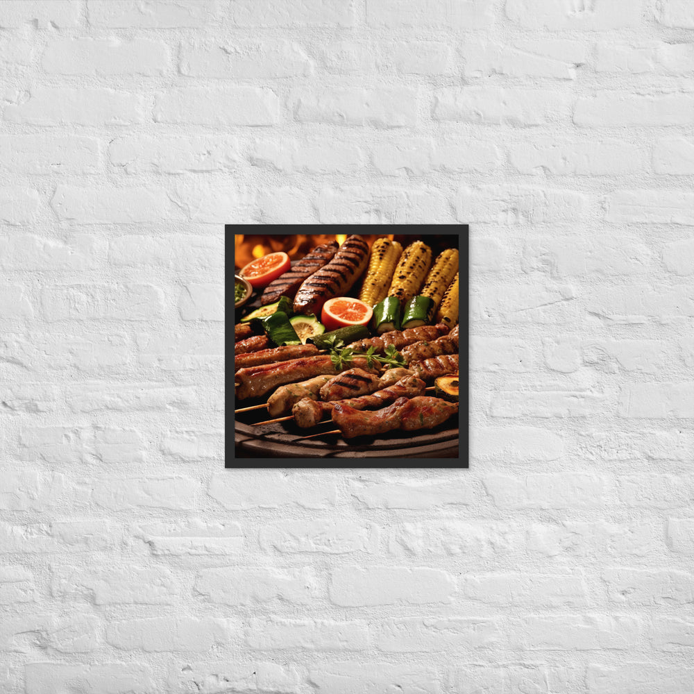 Braai Framed poster 🤤 from Yumify.AI