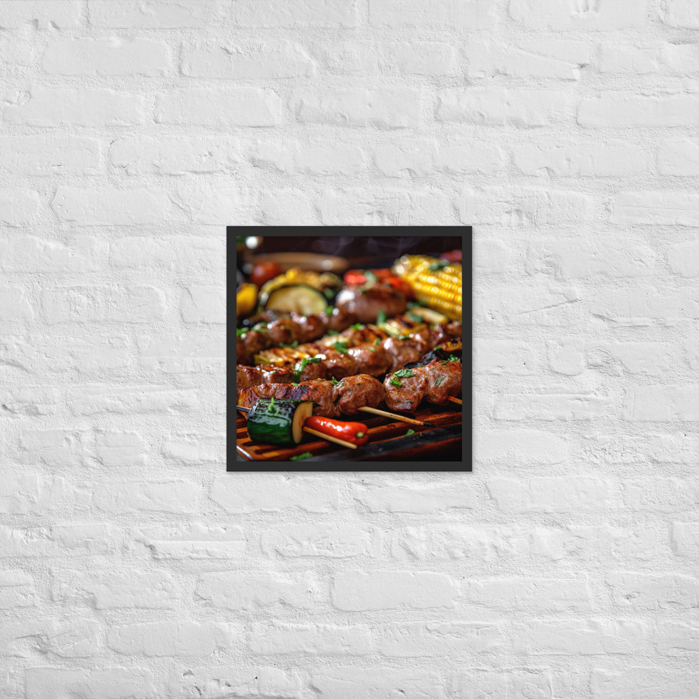 Braai Framed poster 🤤 from Yumify.AI