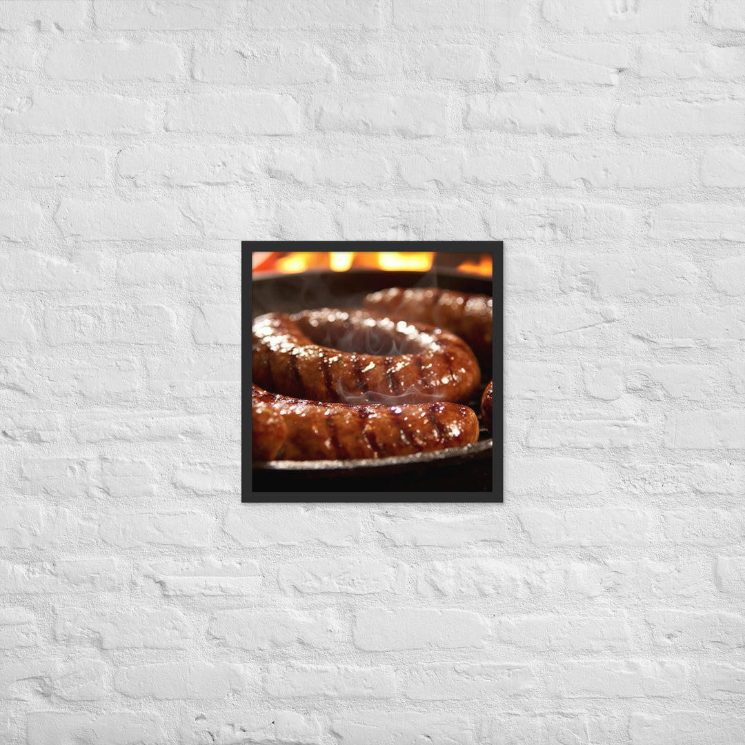 Boerewors Framed poster 🤤 from Yumify.AI