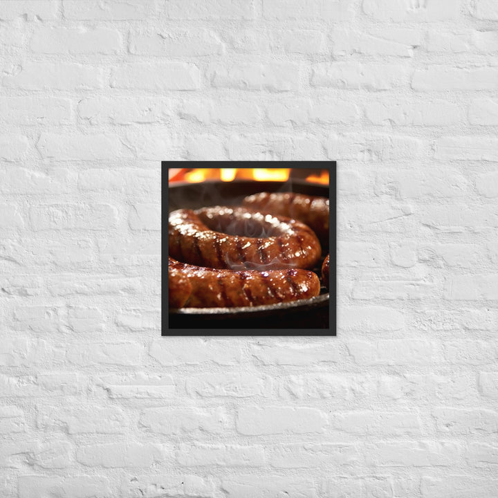 Boerewors Framed poster 🤤 from Yumify.AI