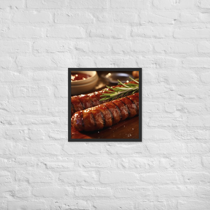 Boerewors Framed poster 🤤 from Yumify.AI