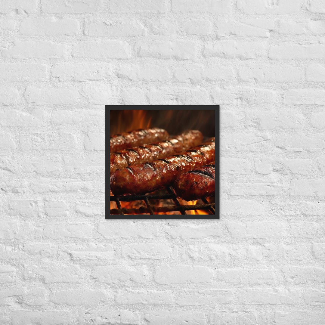 Boerewors Framed poster 🤤 from Yumify.AI