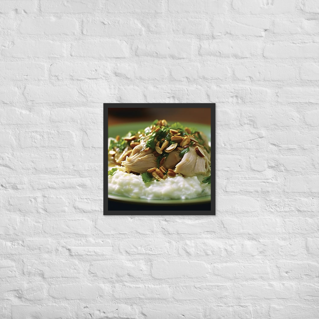 Mansaf Framed poster 🤤 from Yumify.AI