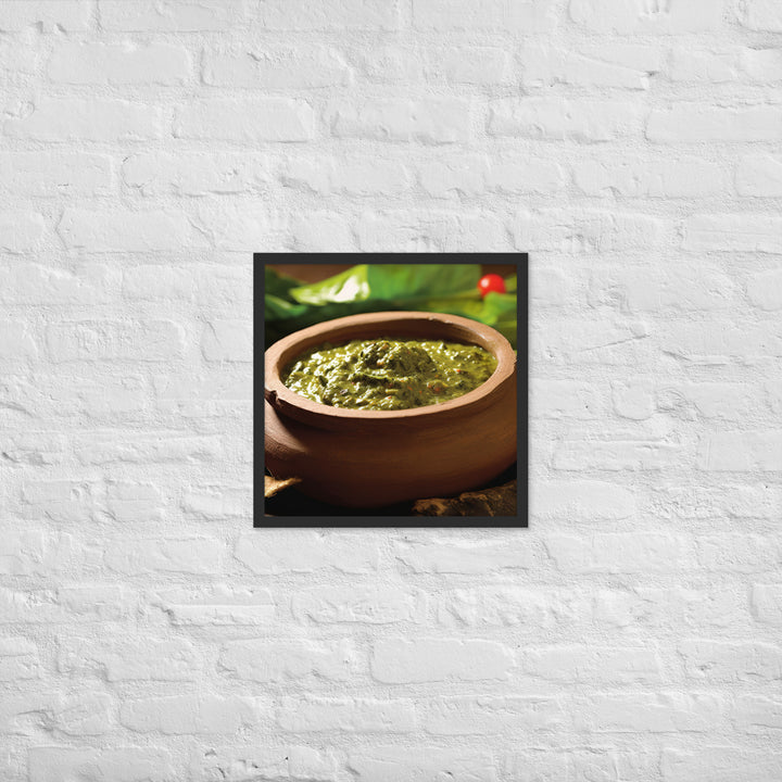 Molokhia Framed poster 🤤 from Yumify.AI