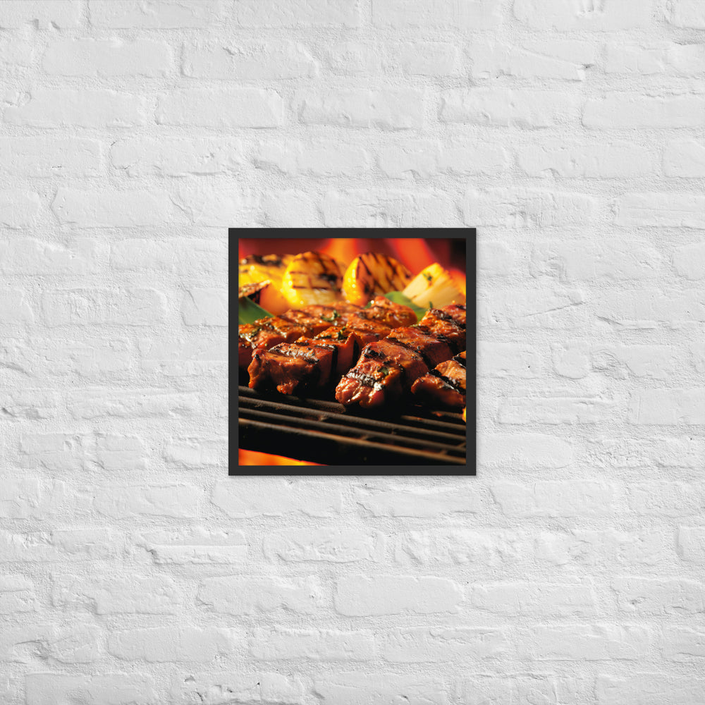 Fijian style BBQ Framed poster 🤤 from Yumify.AI