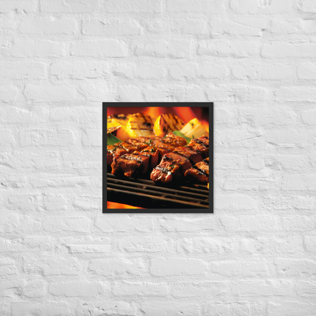 Fijian style BBQ Framed poster 🤤 from Yumify.AI