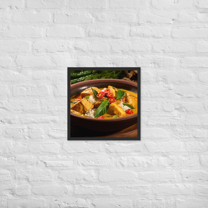 Fijian Fish Curry Framed poster 🤤 from Yumify.AI