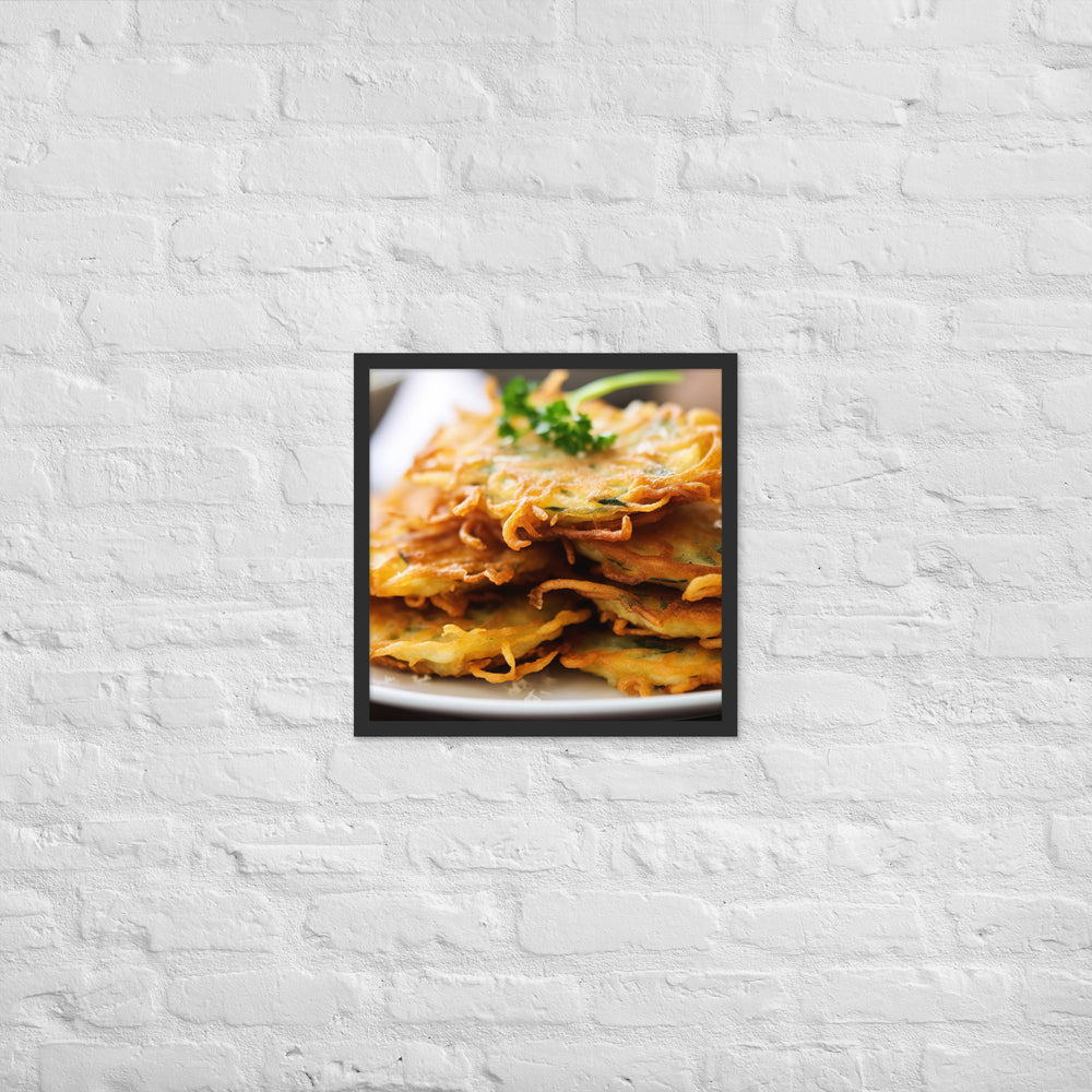 Whitebait Fritters Framed poster 🤤 from Yumify.AI