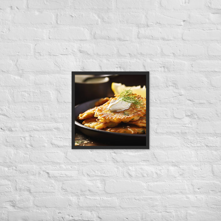 Whitebait Fritters Framed poster 🤤 from Yumify.AI