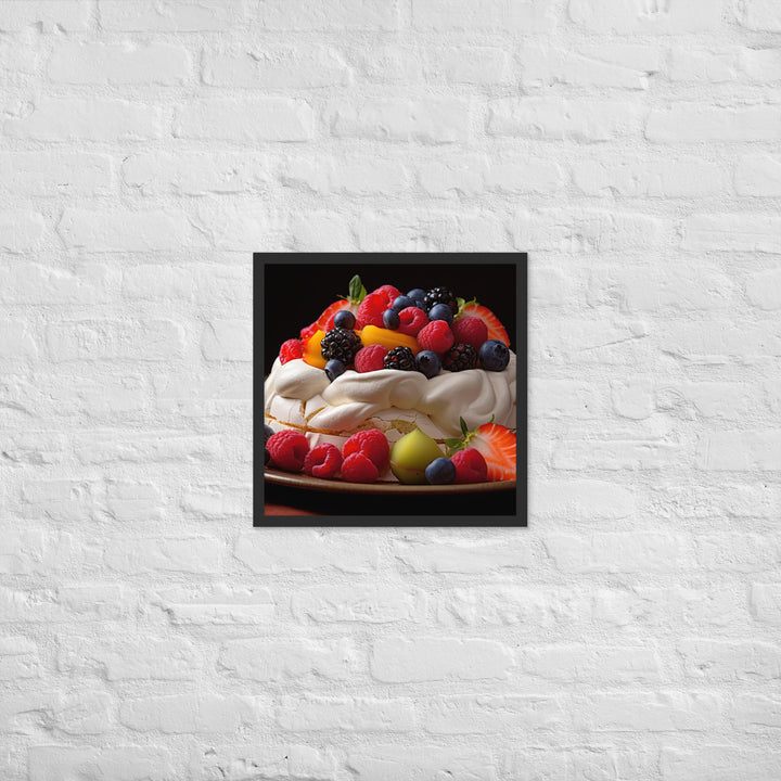 Pavlova Framed poster 🤤 from Yumify.AI