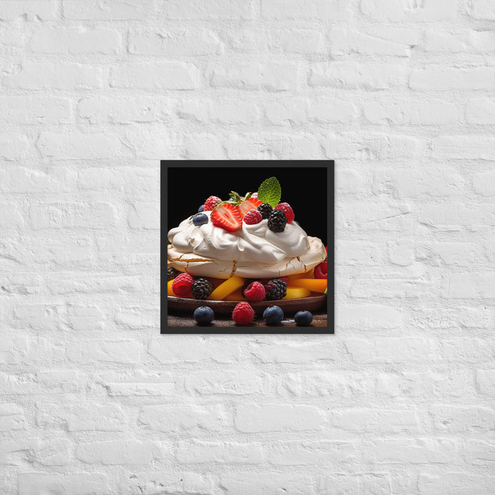 Pavlova Framed poster 🤤 from Yumify.AI