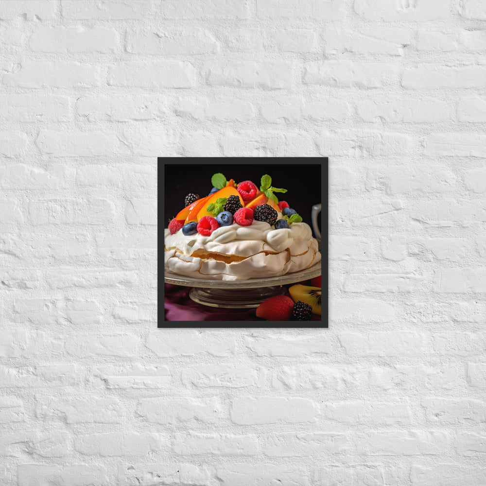 Pavlova Framed poster 🤤 from Yumify.AI