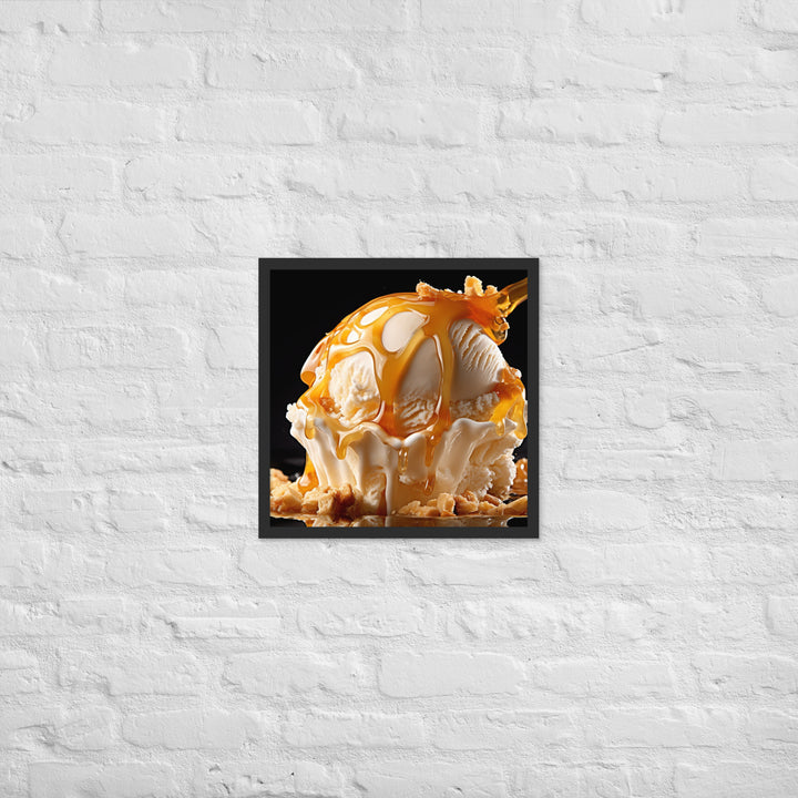 Hokey Pokey Ice Cream Framed poster 🤤 from Yumify.AI