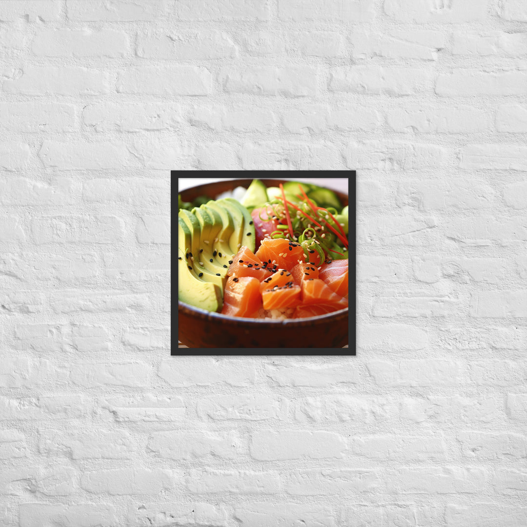 Poke Bowl Framed poster 🤤 from Yumify.AI