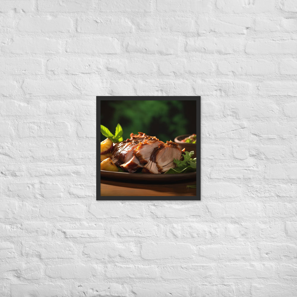 Kalua Pork Framed poster 🤤 from Yumify.AI