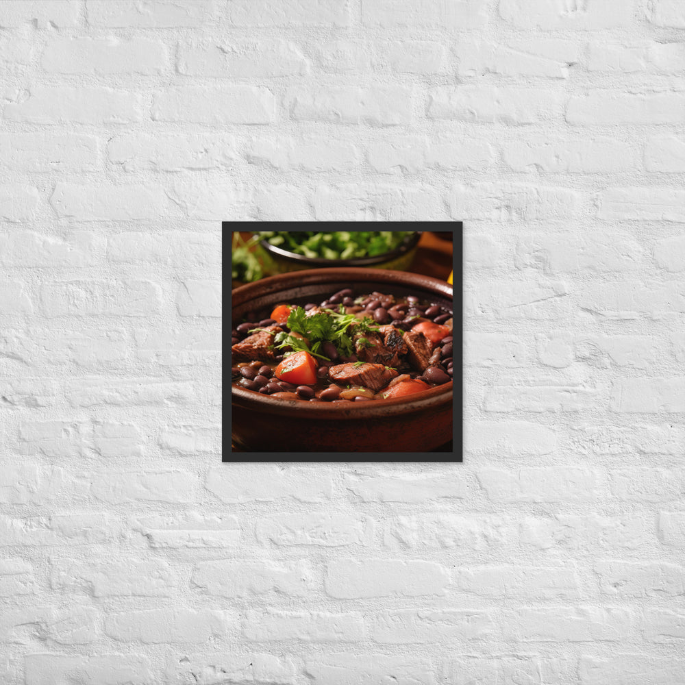 Feijoada Framed poster 🤤 from Yumify.AI