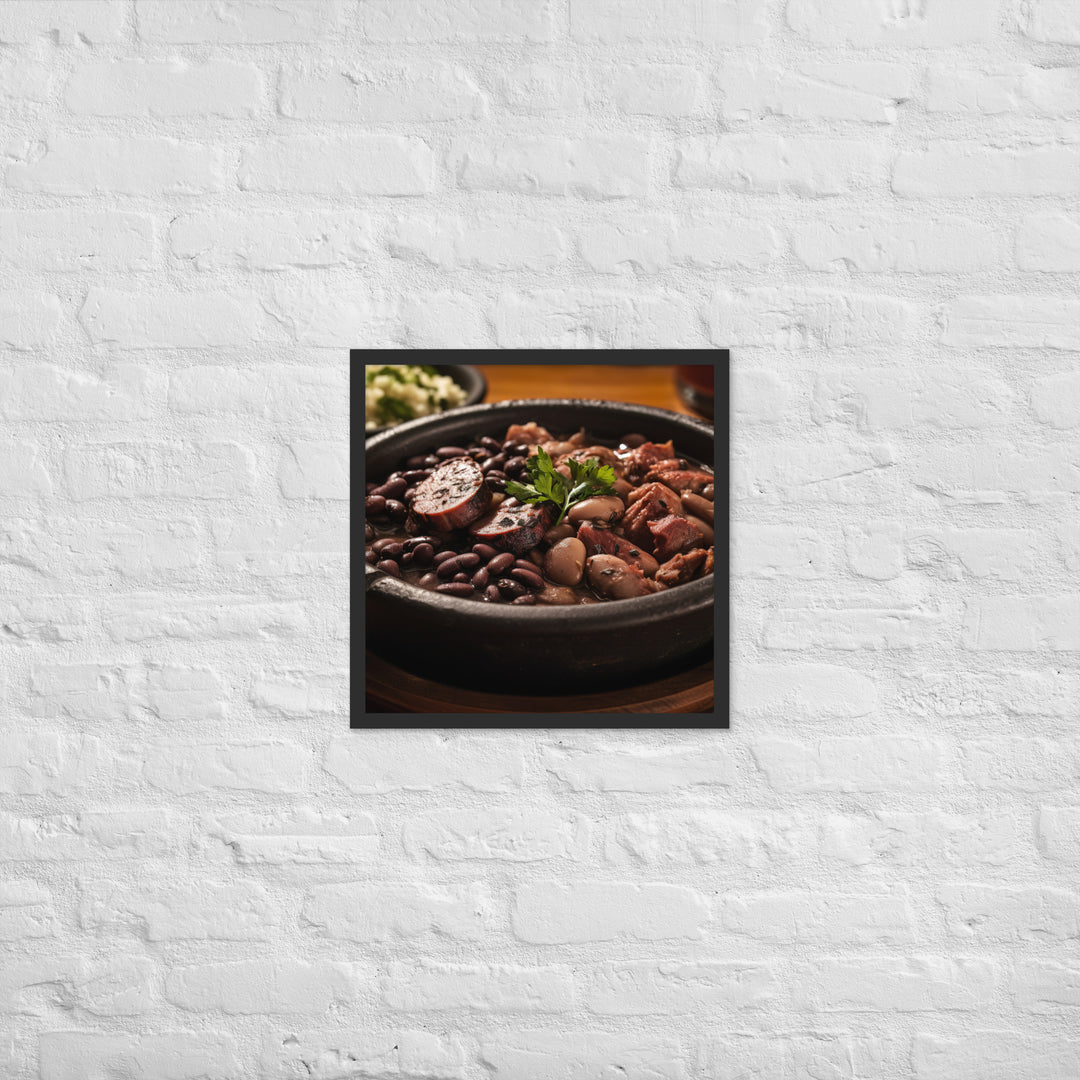 Feijoada Framed poster 🤤 from Yumify.AI