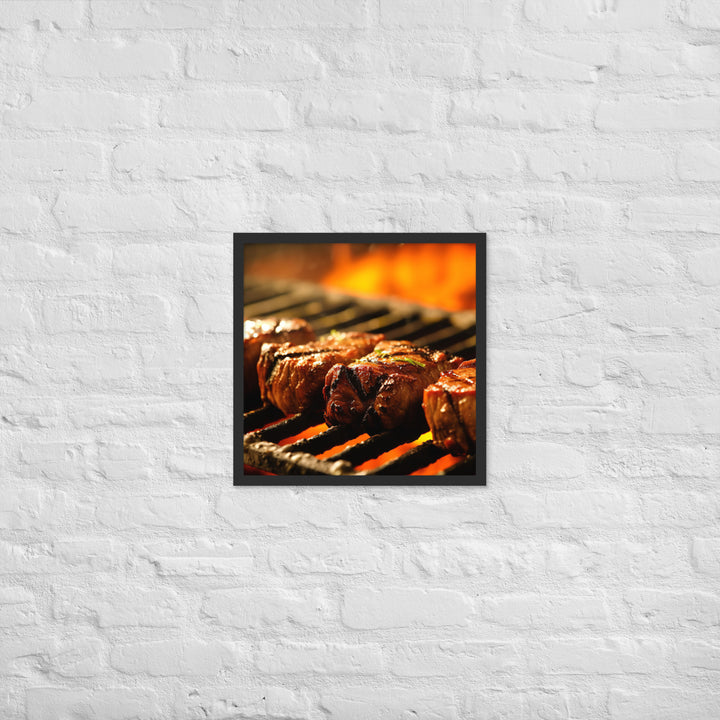 Churrasco Framed poster 🤤 from Yumify.AI