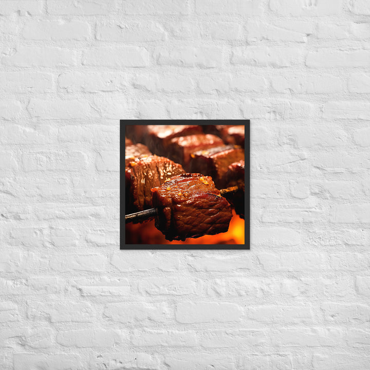 Churrasco Framed poster 🤤 from Yumify.AI