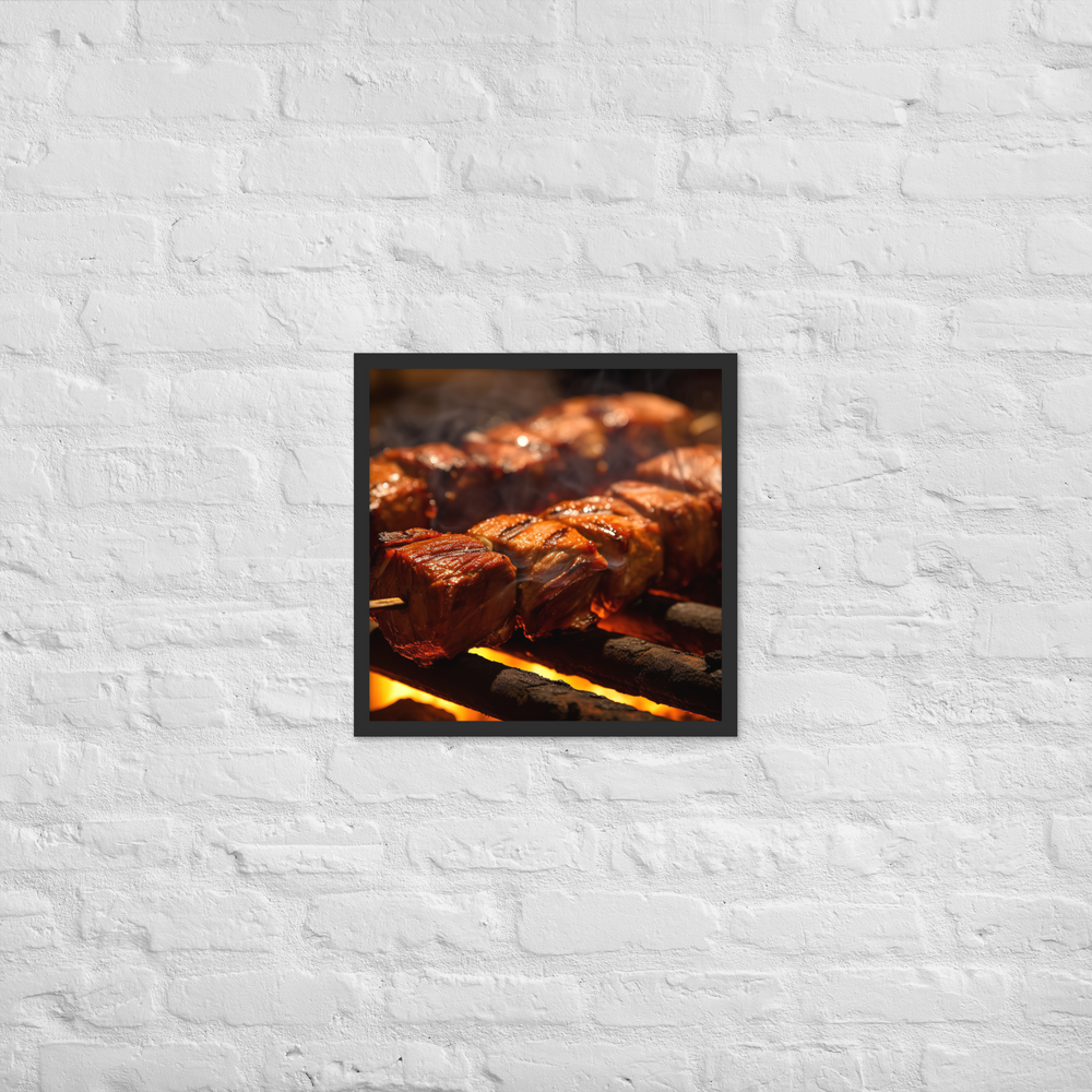 Churrasco Framed poster 🤤 from Yumify.AI