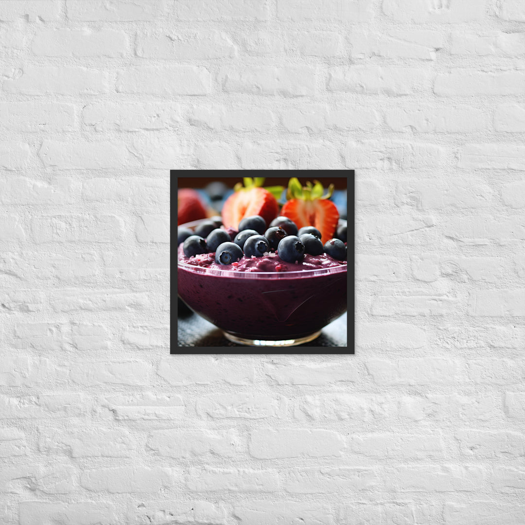 A fruit Bowl Framed poster 🤤 from Yumify.AI