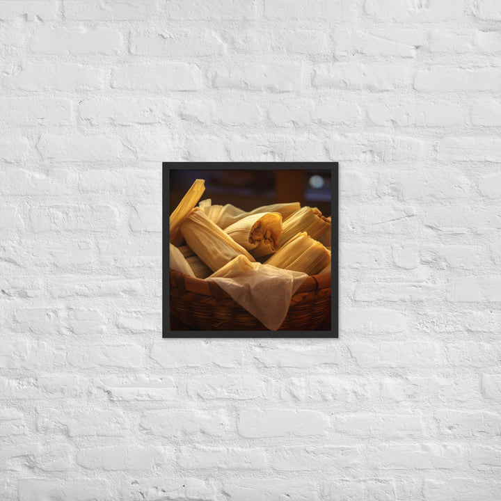 Tamales Framed poster 🤤 from Yumify.AI